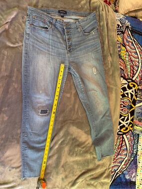 J. Crew 9” Toothpick Jeans 32